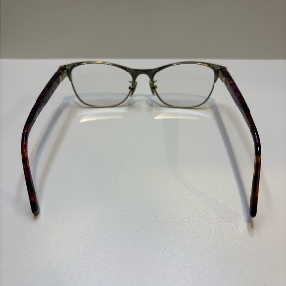 Coach Eyeglasses Frames HC5074 / 9241 (Satin Prpl Gold/Prpl Confetti) 52•17•135 - Picture 6 of 15